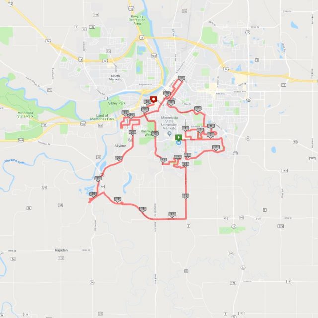 Mankato Half Marathon 2024 Route Gaby Adelaide